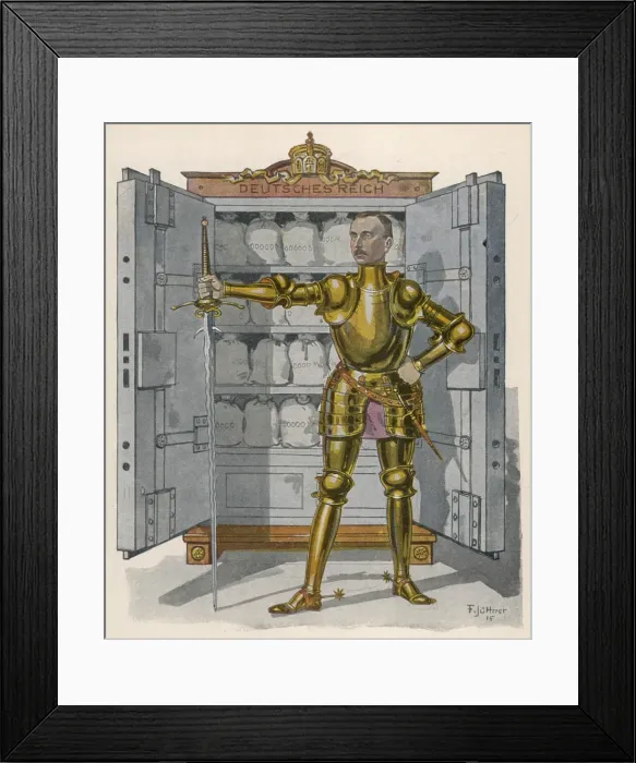 Framed Print : WW1 / 1915 / GERMAN HERO Framed Print : WW1 / 1915 / GERMAN HERO