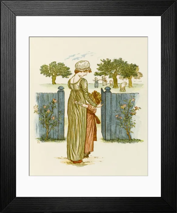 Framed Print : Mother Hugging Daughter Framed Print : Mother Hugging Daughter
