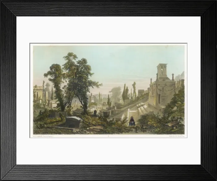 Framed Print : Paris / Pere Lachaise / Bayo Framed Print : Paris / Pere Lachaise / Bayo