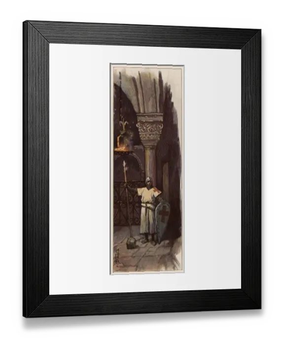 Framed Print : Crusaders Vigil Framed Print : Crusaders Vigil