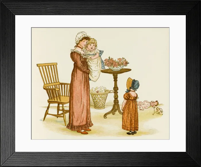 Framed Print : Mother & Children Framed Print : Mother & Children