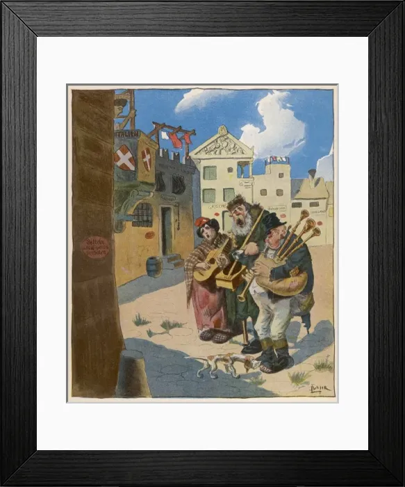 Framed Print : Ww1 / 1915 / Allies Serenade Framed Print : Ww1 / 1915 / Allies Serenade