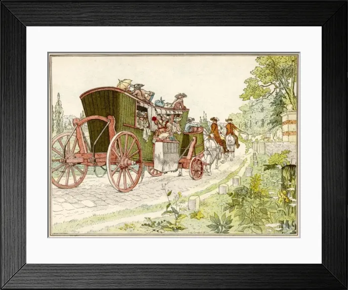 Framed Print : Paris-Versailles Coach Framed Print : Paris-Versailles Coach