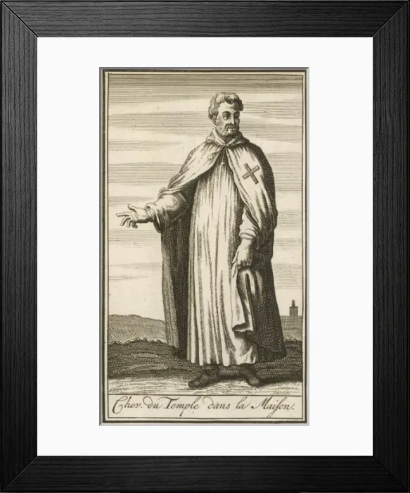 Framed Print : Templar in House Dress Framed Print : Templar in House Dress
