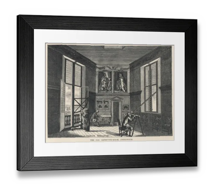 Framed Print : Observing Room / Greenwich Framed Print : Observing Room / Greenwich