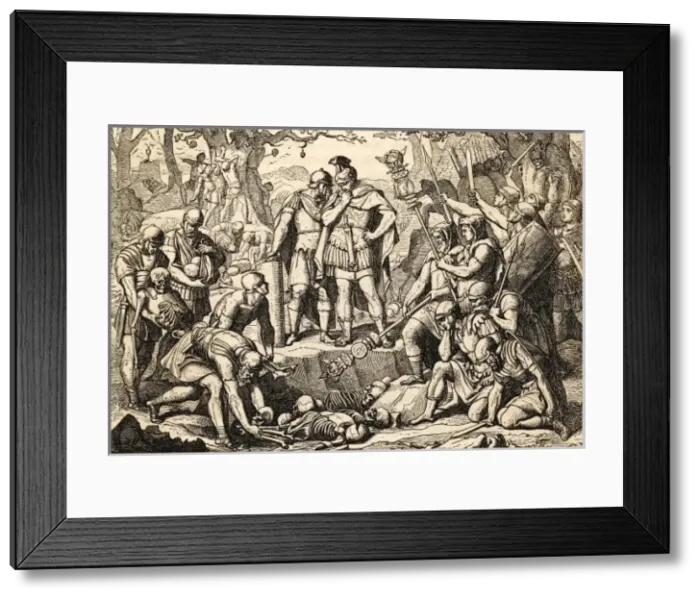 Framed Print : Varuss Legions Buried Framed Print : Varuss Legions Buried