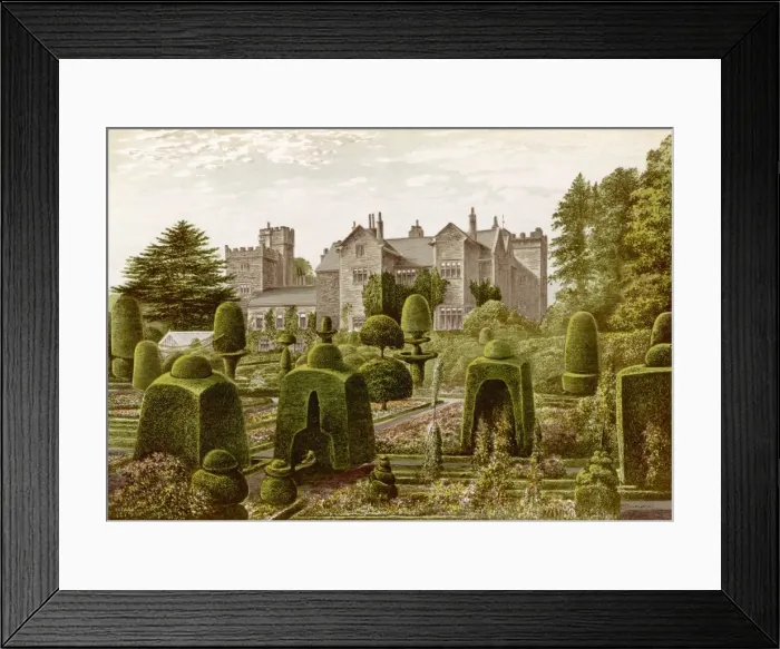 Framed Print : England / Levens Hall Framed Print : England / Levens Hall