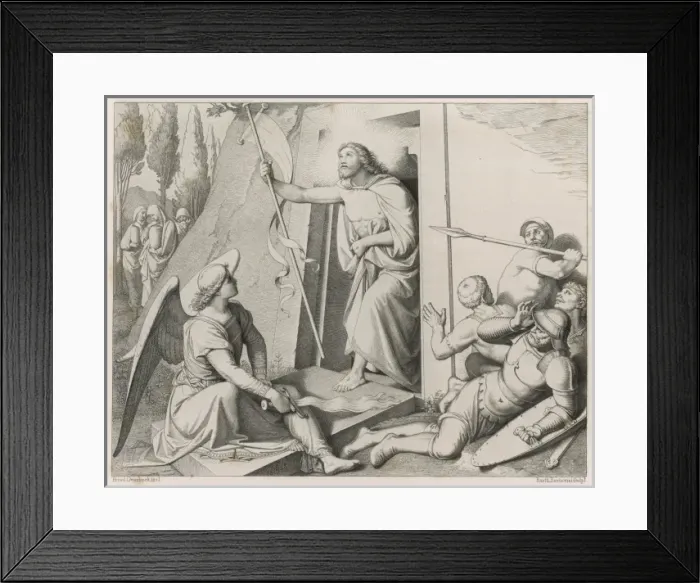 Framed Print : Jesus is Resurrected