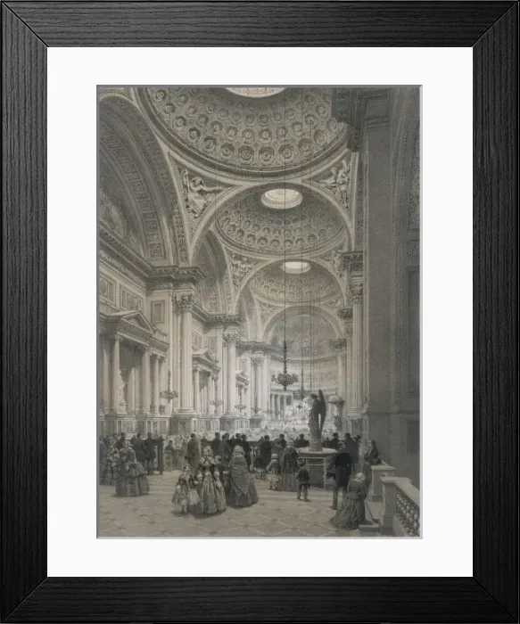 Framed Print : Church / La Madeleine 19C Framed Print : Church / La Madeleine 19C