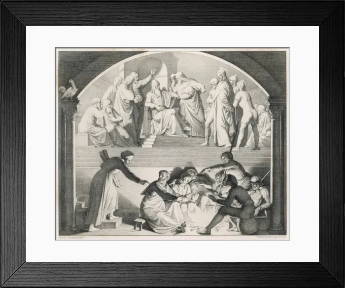 Framed Print : Peter Denies Jesus Framed Print : Peter Denies Jesus
