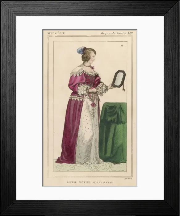 Framed Print : Louise De LA Fayette Framed Print : Louise De LA Fayette