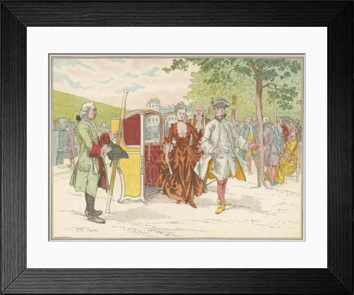 Framed Print : French Sedan Chair Framed Print : French Sedan Chair