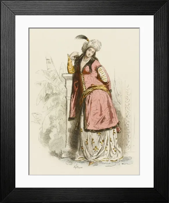Framed Print : Persian Lady C17 Framed Print : Persian Lady C17