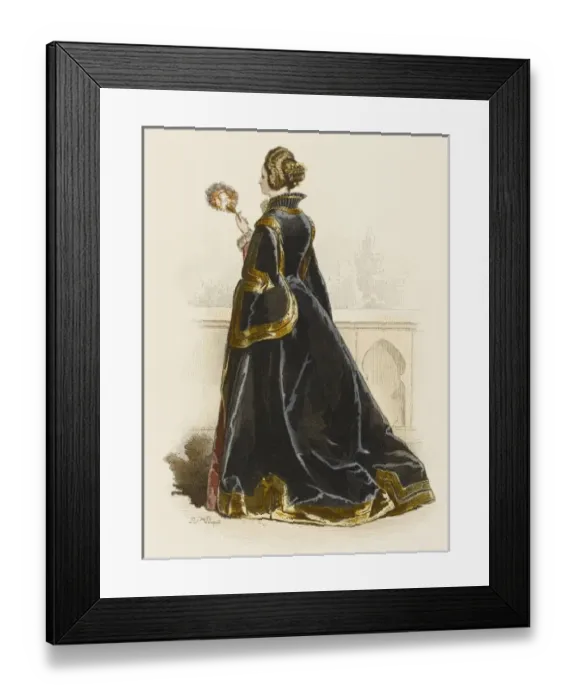 Framed Print : Spanish Lady 1644 Framed Print : Spanish Lady 1644