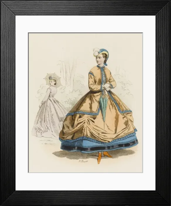 Framed Print : Frenchwoman of 1864 Framed Print : Frenchwoman of 1864