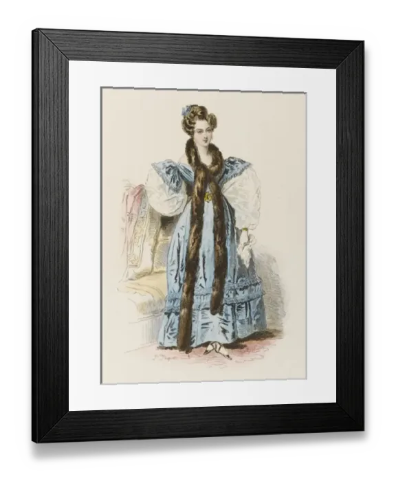 Framed Print : Frenchwoman 1828 Framed Print : Frenchwoman 1828