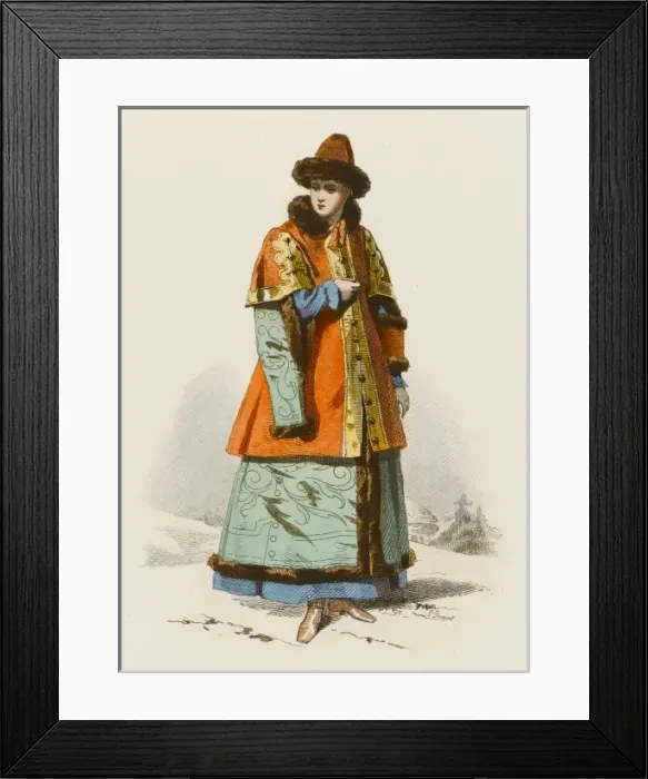 Framed Print : Russian Noblewoman Framed Print : Russian Noblewoman