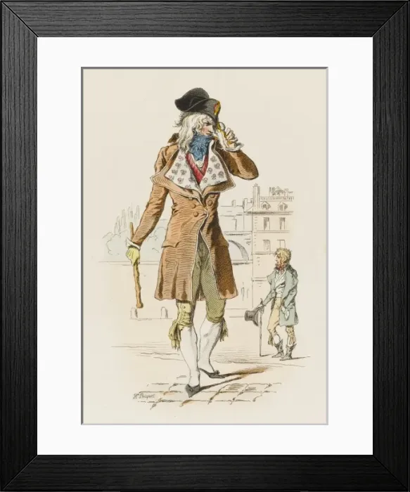 Framed Print : Man with Eye-Glass Framed Print : Man with Eye-Glass