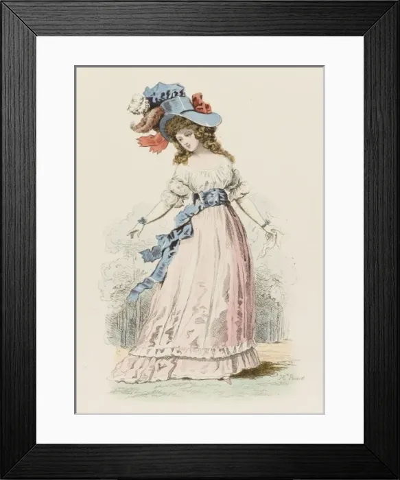 Framed Print : French Woman 1792 Framed Print : French Woman 1792