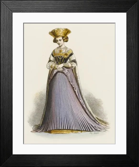 Framed Print : Noble Lady of Nurnberg Framed Print : Noble Lady of Nurnberg