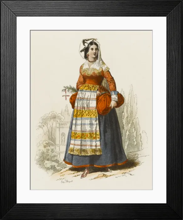 Framed Print : Woman of Villetri Framed Print : Woman of Villetri