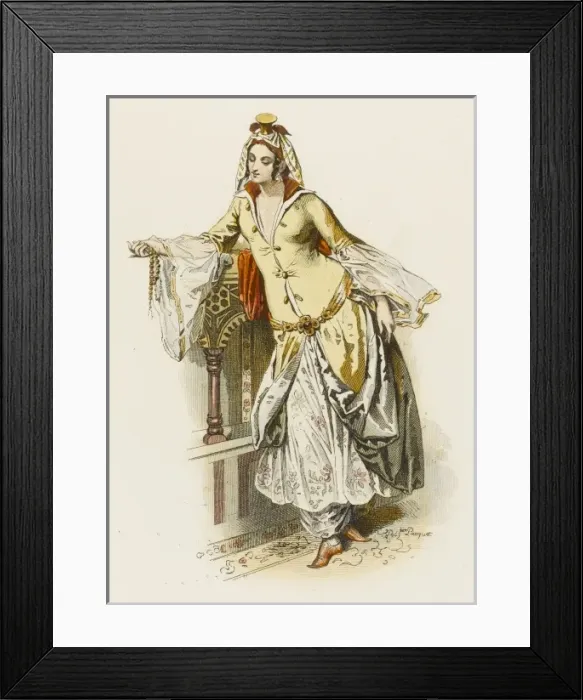 Framed Print : Turkish Princess