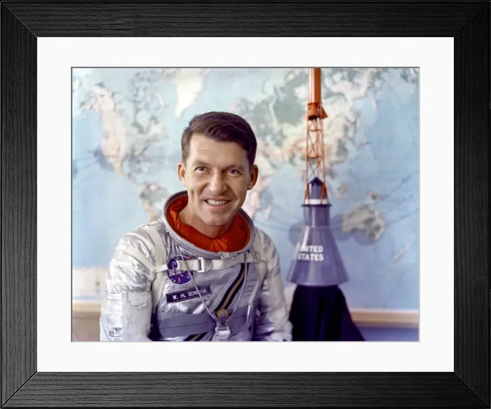 Framed Print : Astronaut Walter Schirra Framed Print : Astronaut Walter Schirra