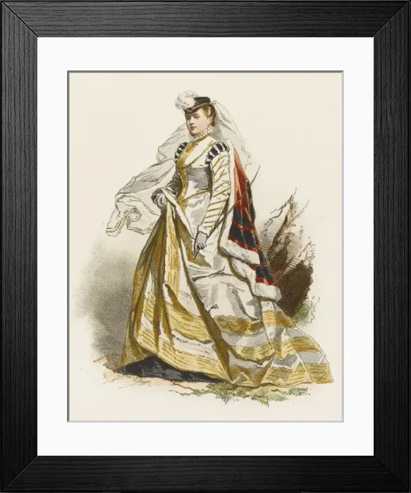 Framed Print : German Noblewoman Framed Print : German Noblewoman