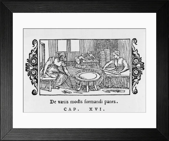 Framed Print : 16C Scandinavian Bakers Framed Print : 16C Scandinavian Bakers
