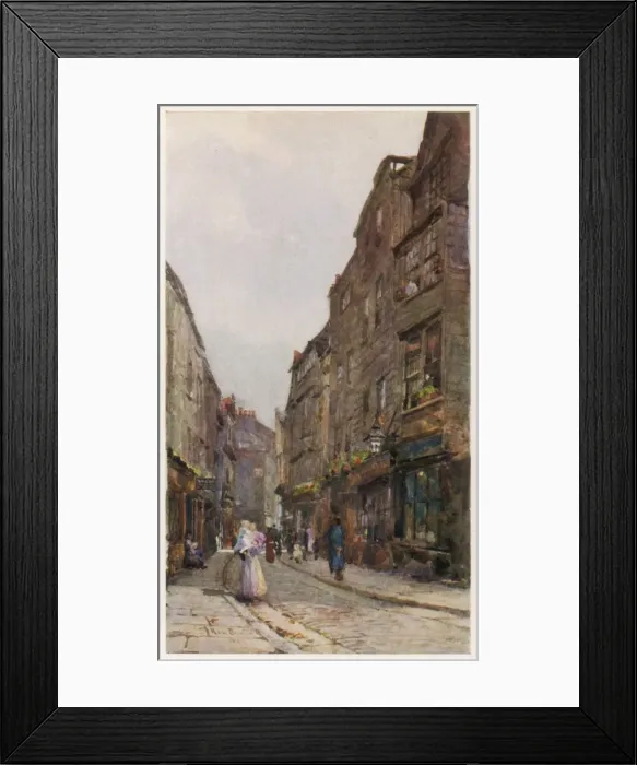 Framed Print : Smithfield / Cloth Alley Framed Print : Smithfield / Cloth Alley