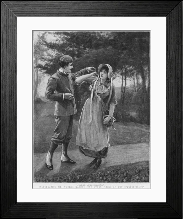 Framed Print : Hardy / Tess D urbervilles Framed Print : Hardy / Tess D urbervilles