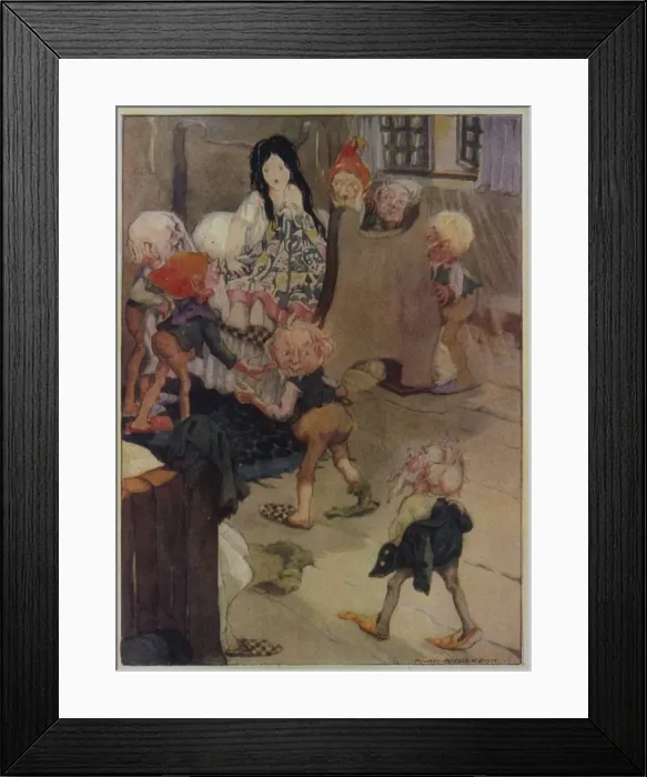 Framed Print : Snow White Wakes Up Framed Print : Snow White Wakes Up