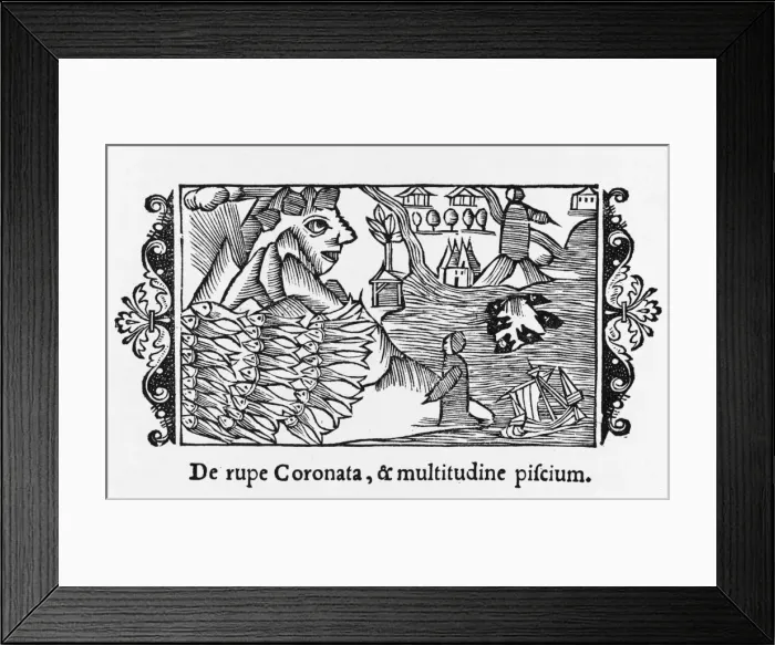 Framed Print : Fishing / Magnus / 1555 Framed Print : Fishing / Magnus / 1555