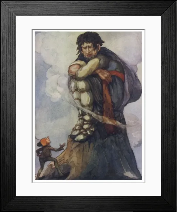 Framed Print : Valiant Tailor & Giant Framed Print : Valiant Tailor & Giant