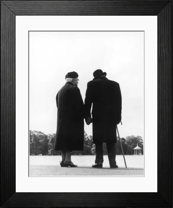 Framed Print : An Old Couple Framed Print : An Old Couple