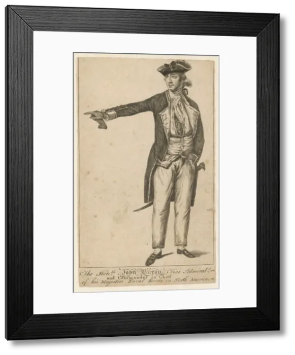 Framed Print : John Byron, Naval Framed Print : John Byron, Naval