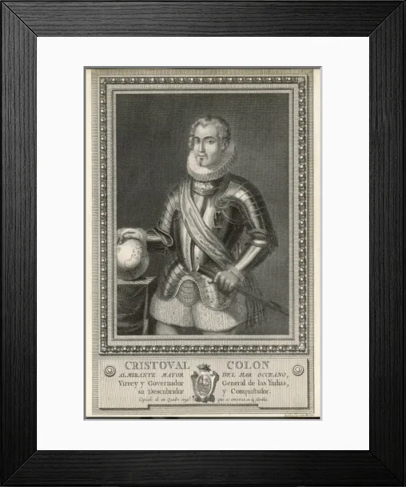 Framed Print : Columbus and Globe Framed Print : Columbus and Globe
