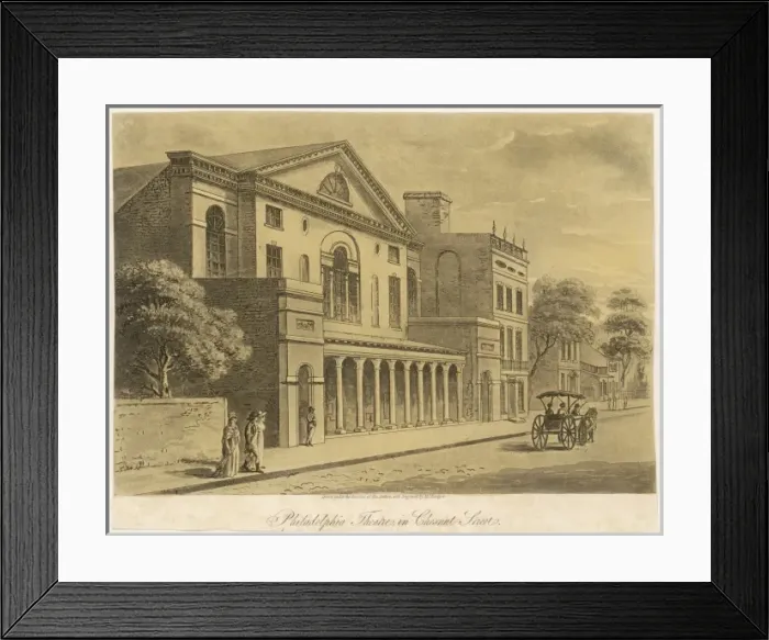 Framed Print : Philadelphia Theatre Framed Print : Philadelphia Theatre