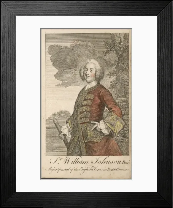 Framed Print : Sir William Johnson Framed Print : Sir William Johnson