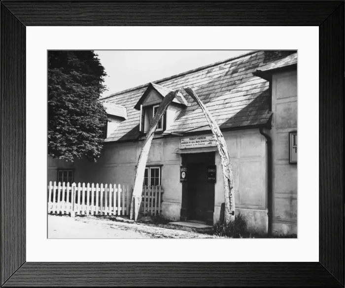 Framed Print : Whale Bone Pub Entrance Framed Print : Whale Bone Pub Entrance