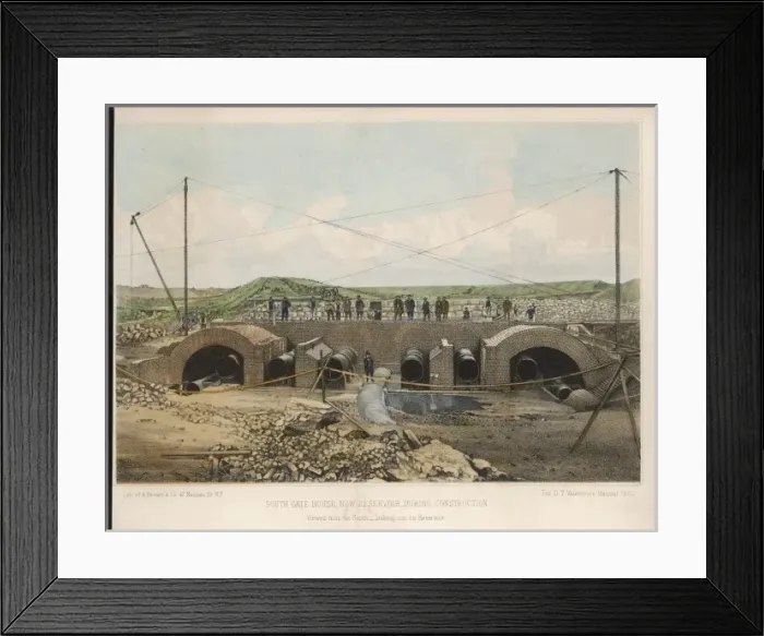 Framed Print : New York Reservoir Framed Print : New York Reservoir