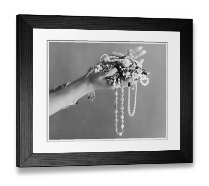 Framed Print : A Handful of Jewellery Framed Print : A Handful of Jewellery