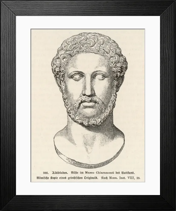 Framed Print : Alcibiades (Bust) Framed Print : Alcibiades (Bust)