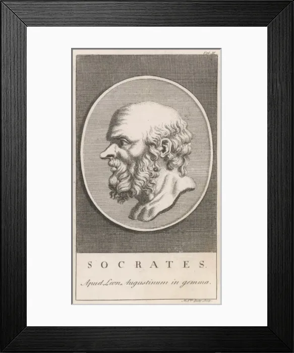 Framed Print : Socrates (Gucht) Framed Print : Socrates (Gucht)