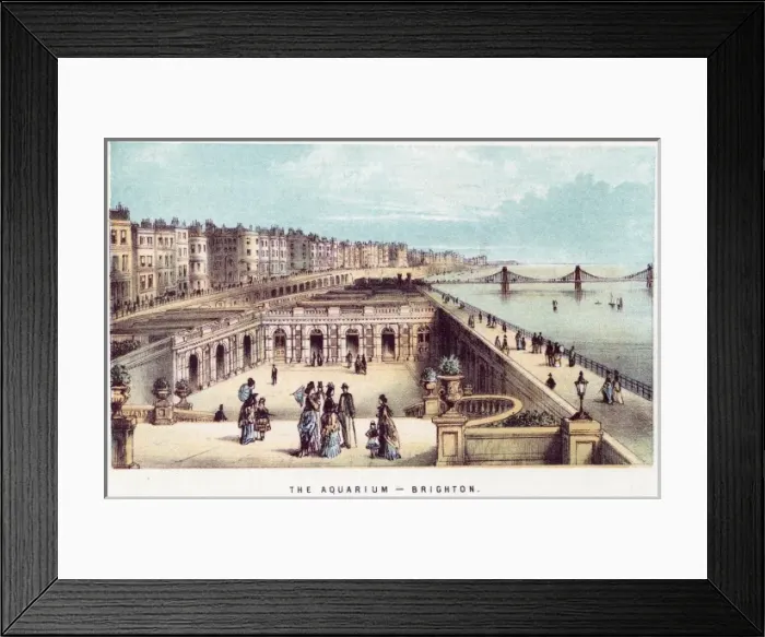 Framed Print : Brighton / Aquarium Ext Framed Print : Brighton / Aquarium Ext