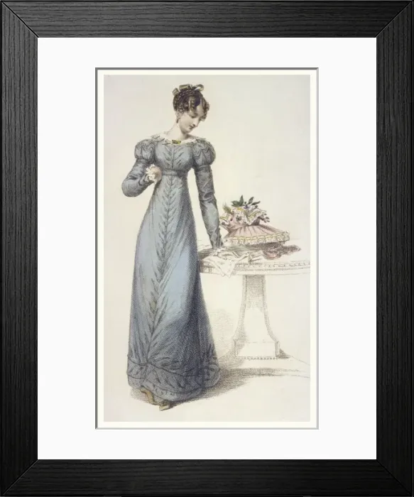 Framed Print : Morning Dress 1823 Framed Print : Morning Dress 1823