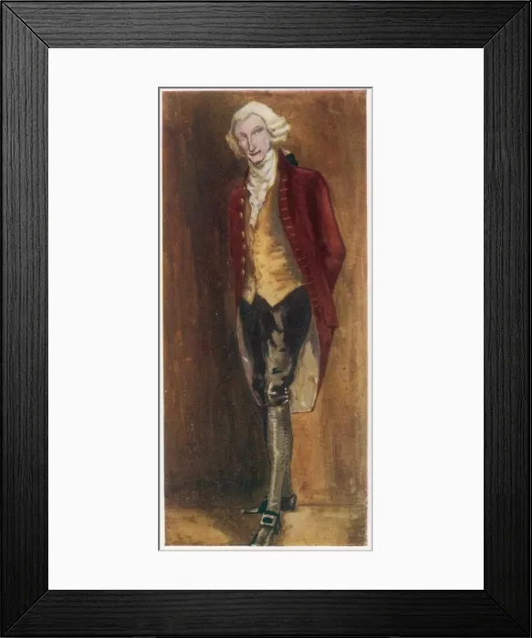 Framed Print : Englishman of 1790 Framed Print : Englishman of 1790