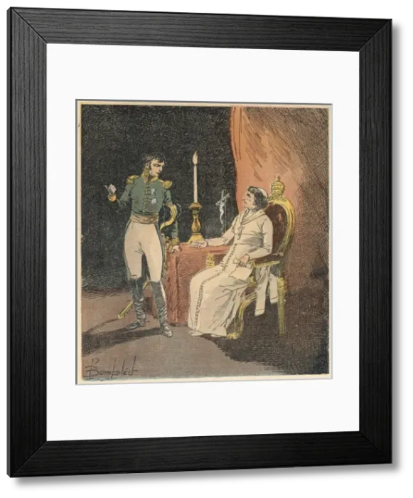 Framed Print : The Pope Arrested 1809 Framed Print : The Pope Arrested 1809