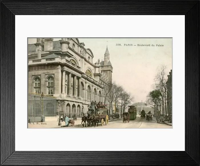 Framed Print : Boulevard Du Palais Framed Print : Boulevard Du Palais