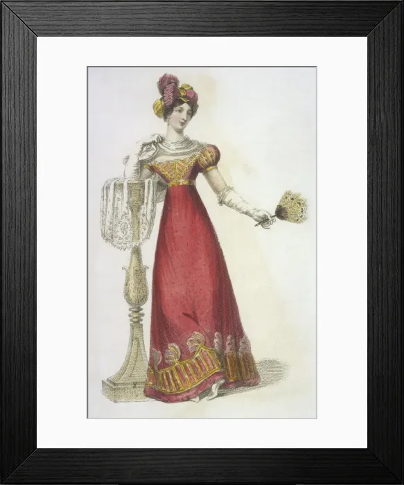 Framed Print : Full Dress 1823 Framed Print : Full Dress 1823
